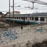 Proprio mentre stiamo terminando il nostro viaggio la quiete viene rotta da un treno che transita ad alta velocit�